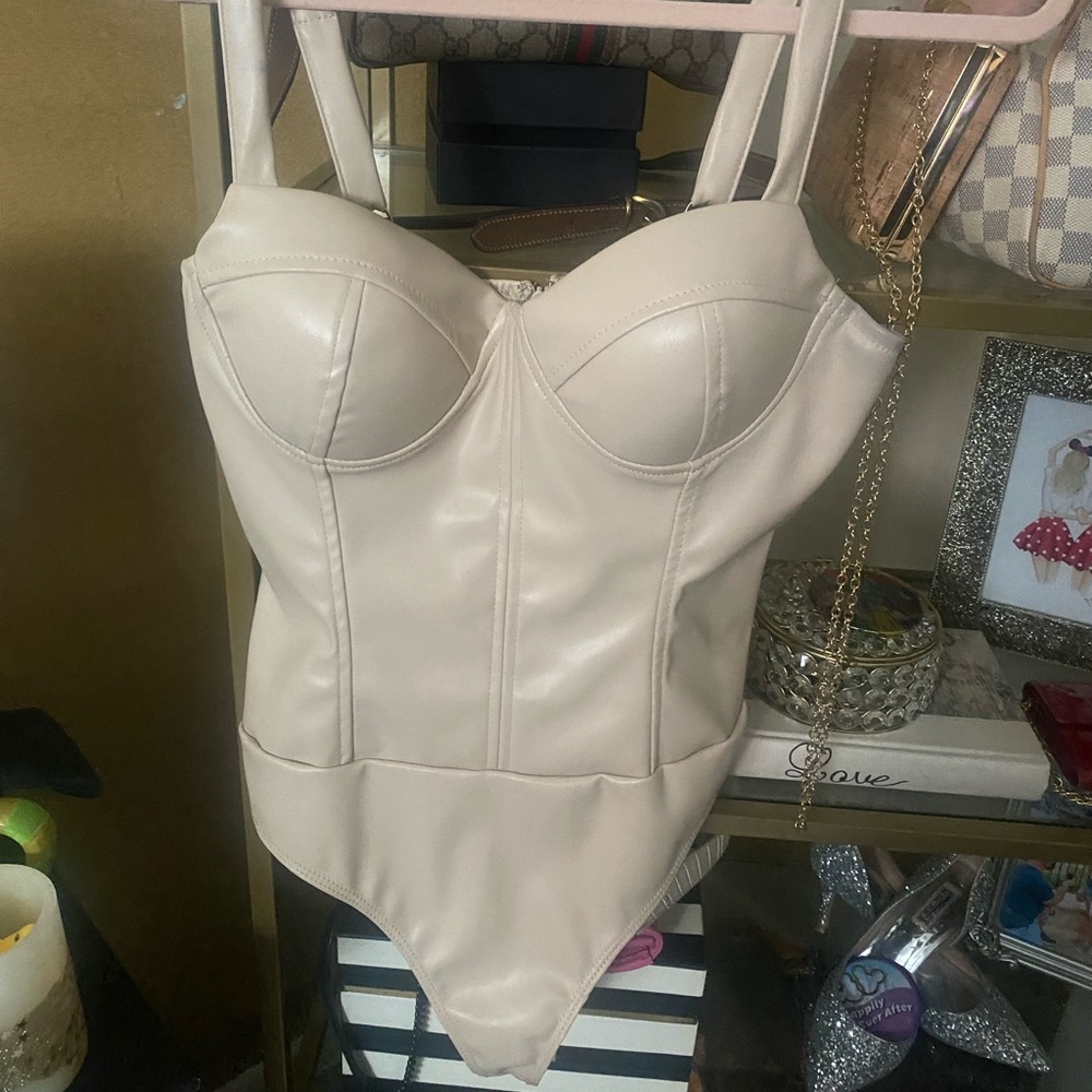 Beige bodysuit new with tags